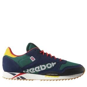 Reebok Classic Leather Ripple Altered sneakers Green Red Yellow Streetwear sz 9